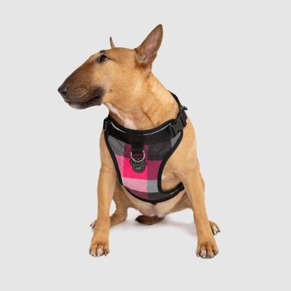🦮🐶🦮Canada Pooch Everything Harness Pink Plaid XL